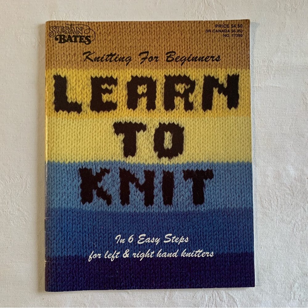 Knitting For Beginners - Learn to Knit In 6 Easy Steps for Left & Right Hand